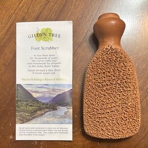 Pure, Natural Terra Cotta Foot Scrubber